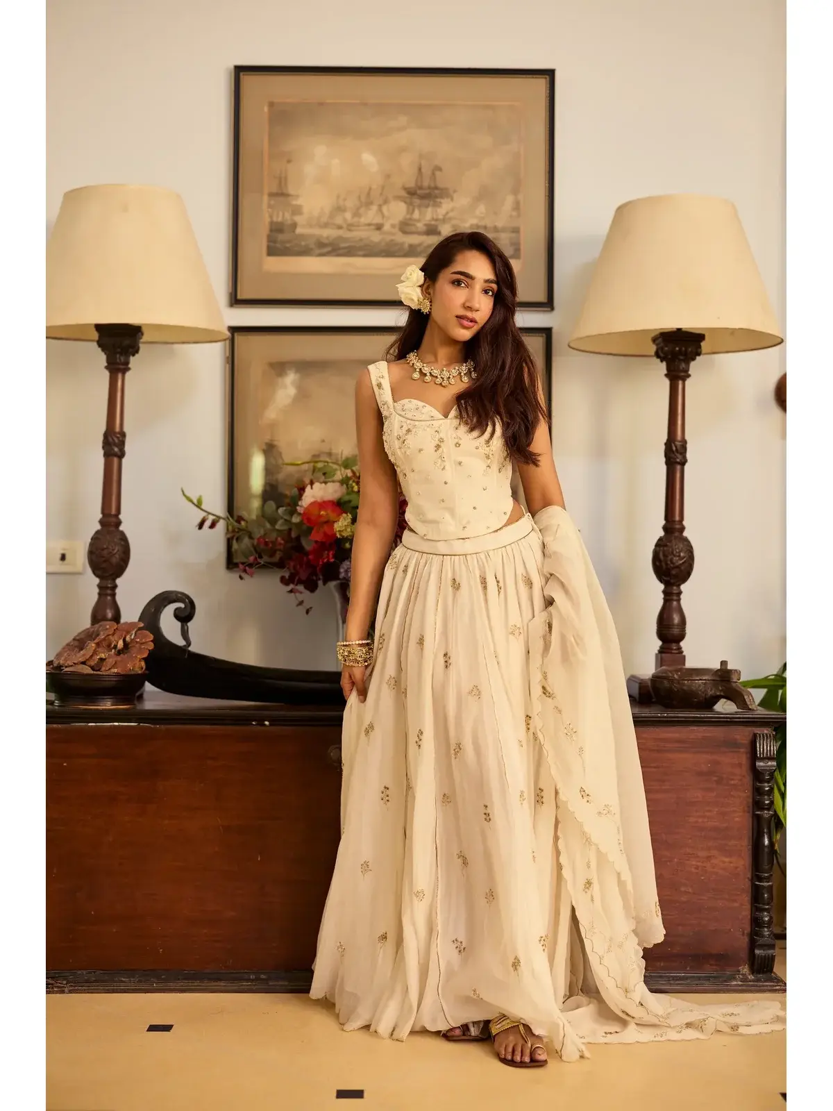 Sejal Chanderi Lehenga Set